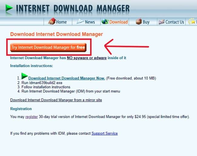 How to download and install the internet download manager for PC?